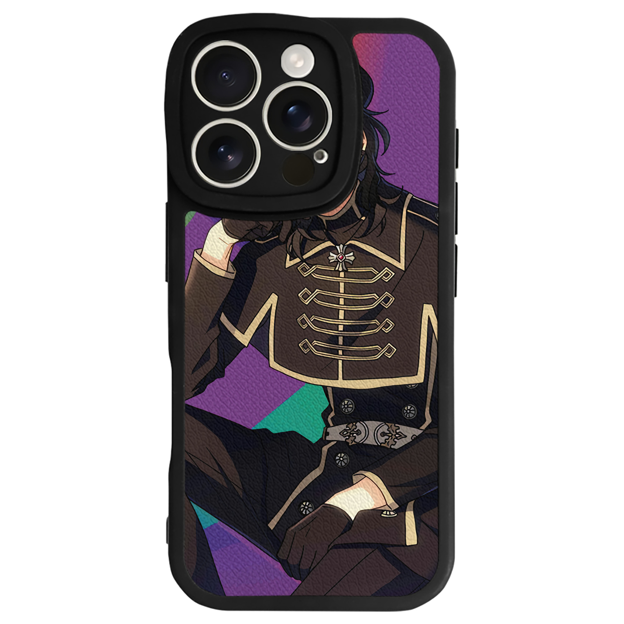 （画像用） あんさんぶるスターズ! Ensemble Stars 【iPhone 16シリーズ対応】シリコンスマホケース（レザー調） 材質：シリコン